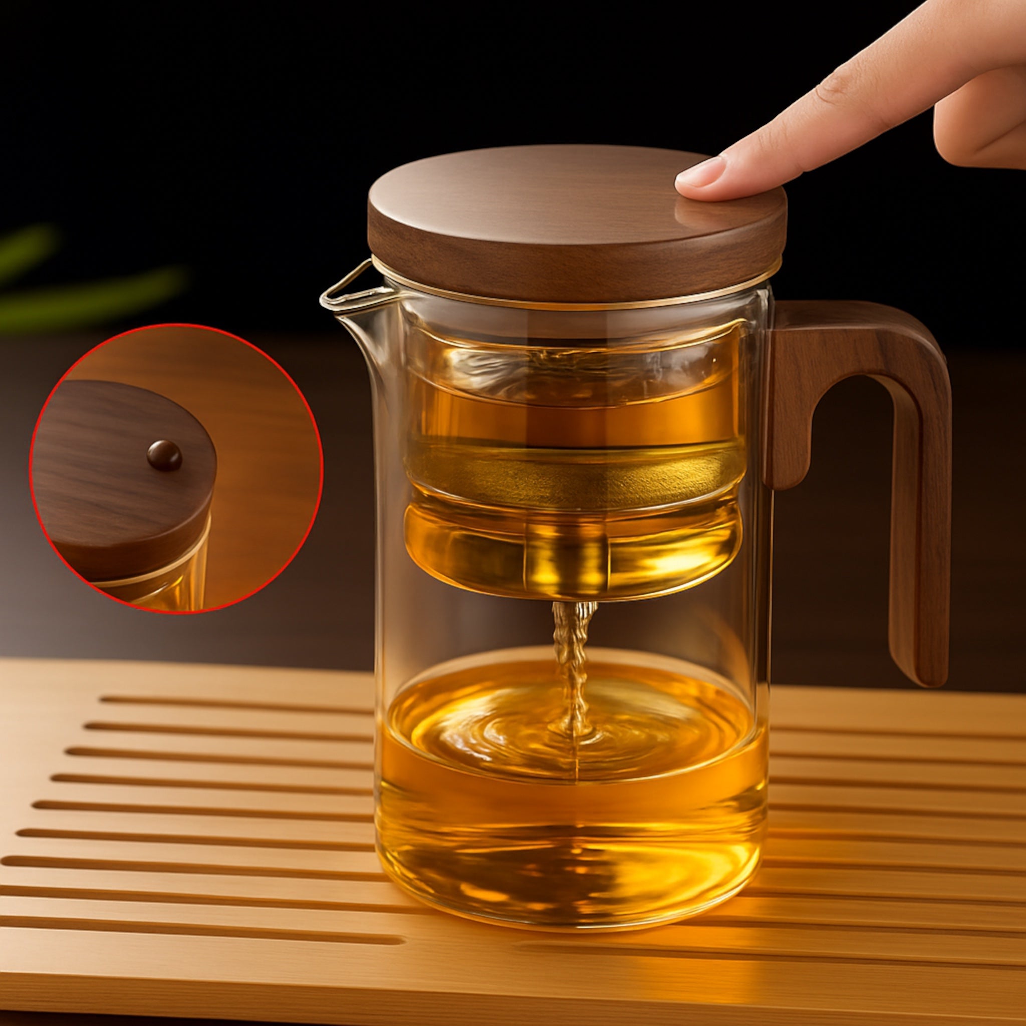 PureTea™ Glas-Teekanne