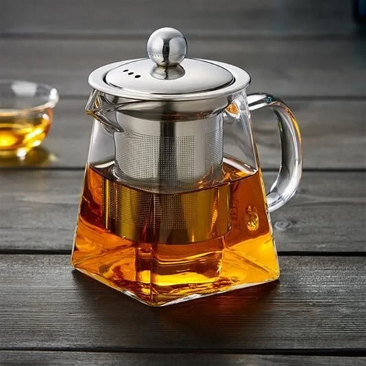 Premium Glas-Teekanne mit Infuser